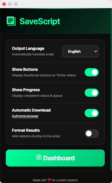 SaveScript - Turn Viral TikToks Into Your Content | AI Script Extractor